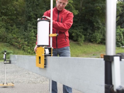 Messung der Querunebenheit mit dem Profilometer